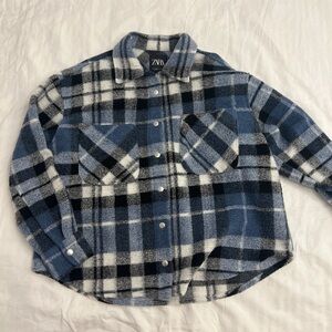 Zara Women’s blue and White jacket